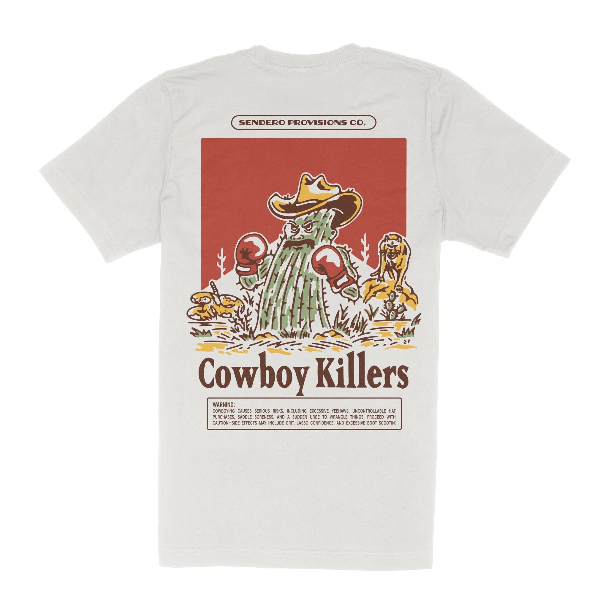 Cowboy Killers T-Shirt- Vintage White